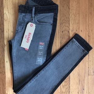 Levi’s Split Tone 711 Skinny Jeans